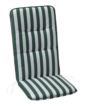 Polsterauflage Sesselauflage Vlieswendeauflage "Rittersporn" für Hochlehner 6cm, 120x50x6cm