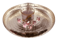 Vorschau: Tablett "Adlon" versilbert, gehämmert, Antique 38,5cm Durchmesser-sale Vorschau: Tablett "Adlon" versilbert, gehämmert, Antique 38,5cm Durchmesser-sale