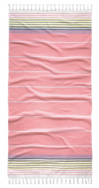 Tom Tailor Saunatuch "Miriam", 90 x 180 cm, coralle, Hamamtuch, Strandtuch, Badetuch, Badezimmer