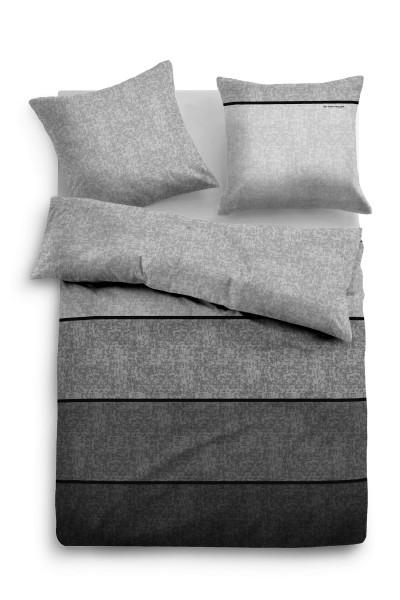 Tom Tailor Flanell Bettwäsche "Miguel", Baumwolle, grau, Herbst/Winter, Schlafzimmer