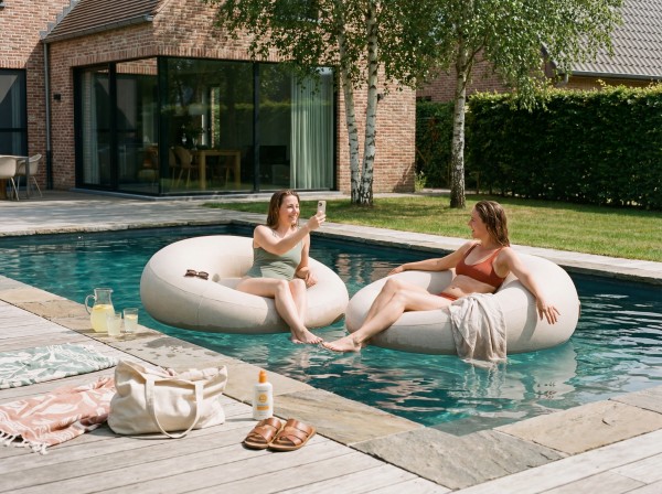 Barths Daybed Nest - Aufblasbares Daybed, sand