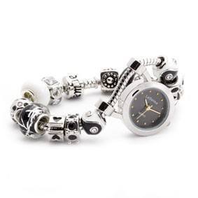 Anhänger Uhr Zifferblatt schwarz