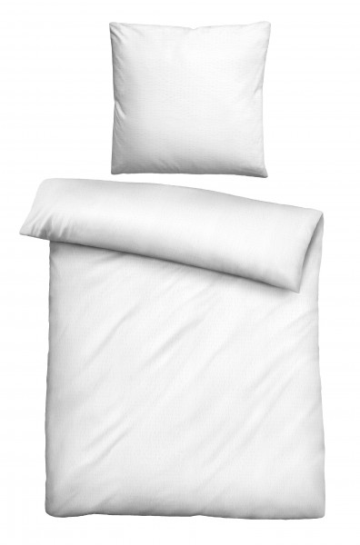 Biberna Sleep & Protect Seersucker Bettwäsche 135x200cm + 80x80cm