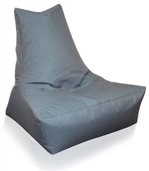 Mesana XXL Lounge-Sessel, 100x90x80 cm, Sitzsack Outdoor & Indoor, wasserabweisend, anthrazit