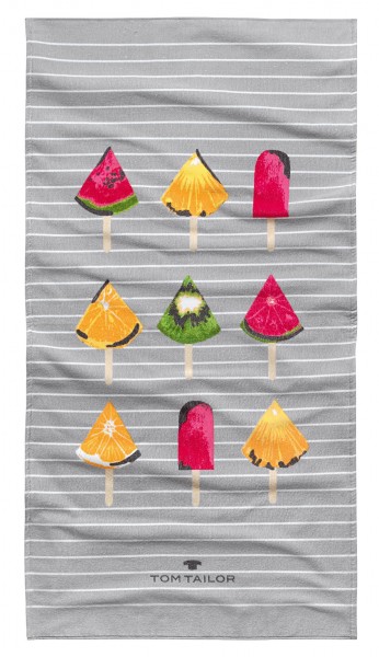 Tom Tailor Strandtuch "Fruit Style", papaya, 85 x 160 cm, Duschtuch