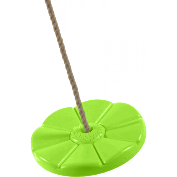 Tellerschaukel "Jarek" in lindgrün aus Kunststoff 28x28x4cm Schaukel