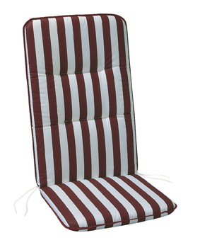 Polsterauflage Sesselauflage Vlieswendeauflage "Protea" für Hochlehner 6cm, 120x50x6cm