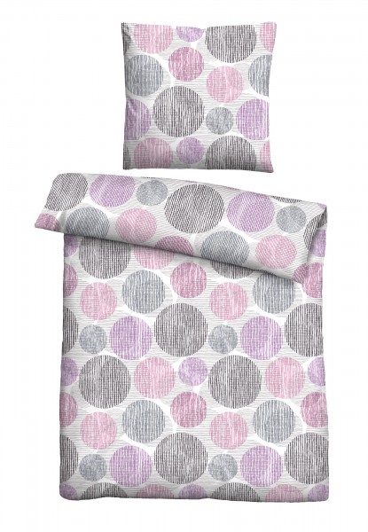 Biberna Thermo Fleece Bettwäsche 135x200cm + 80x80cm