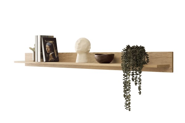 Wandpaneel "Fredericia" 195 x 15 x 17 cm Wohnzimmerregal