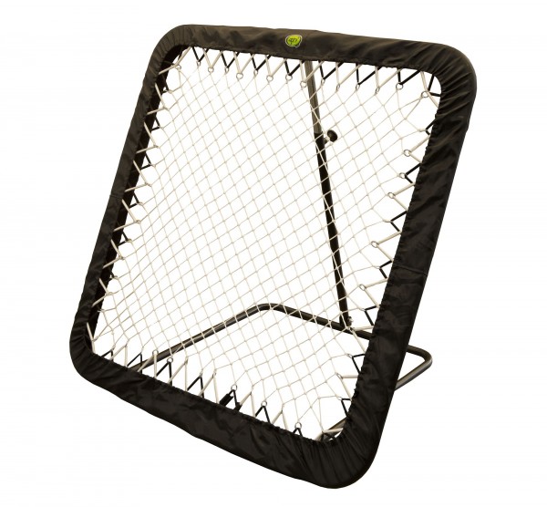 Prellwand "Keno 2" in schwarz 120x120x87cm Kickback Rebounder