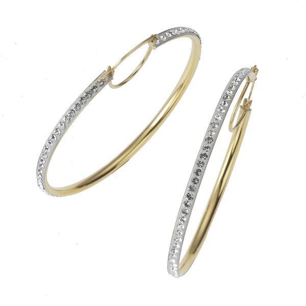 Crystelle - Creolen Swarovski Kristall weiss