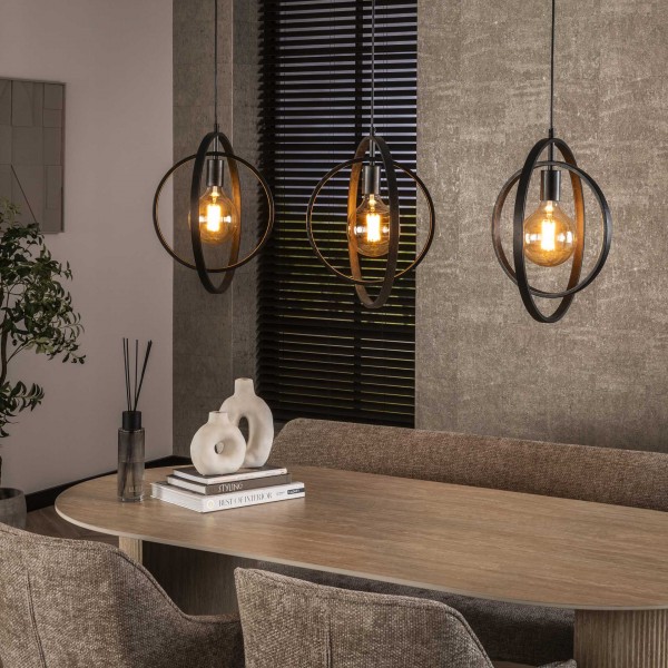 Hängelampe "Huari" grau 130x30x150cm Deckenleuchte