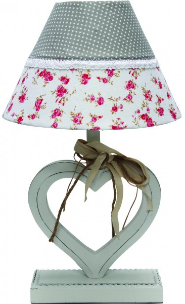 Beauty.Scouts Lampe Tischleuchte Nachttischlampe "Sophie" 42x25x25cm