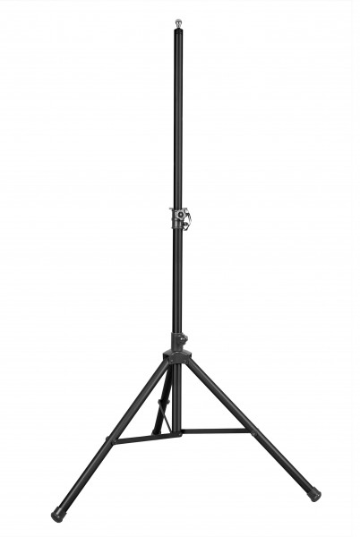 Heizstrahler-Ständer, Ständer für Heizstrahler, mit 3-Punkt-Standfuß, rund, schwarz, 128-210x114cm