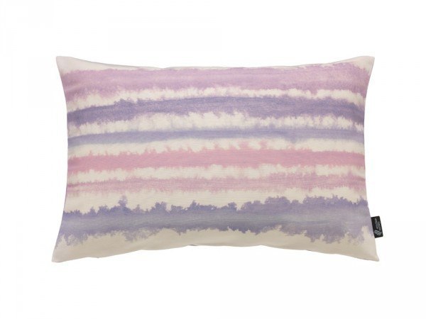 Emotion Textiles Kissenbezug Aquarell Streifen pastell lila 60 X 40 cm