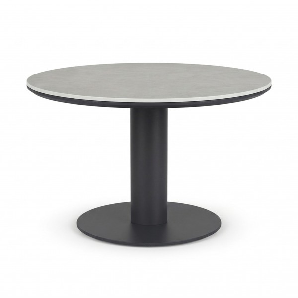 Outdoor Esstisch „Porto“ Anthrazit runder Tisch 150x150cm