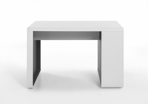 Schreibtisch "Torrero", weiß und anthrazit, 119x76x59 cm