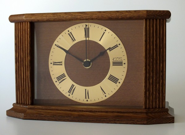 Analoge Tischuhr Standuhr "Guînes" Uhr, Antik, Standuhr, Küche, Wohnzimmer, Diele/Flur, 24x15 cm, in