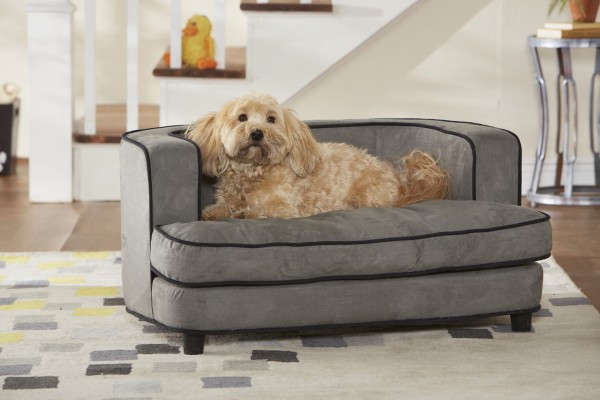 Hundesofa "Flocke", grau
