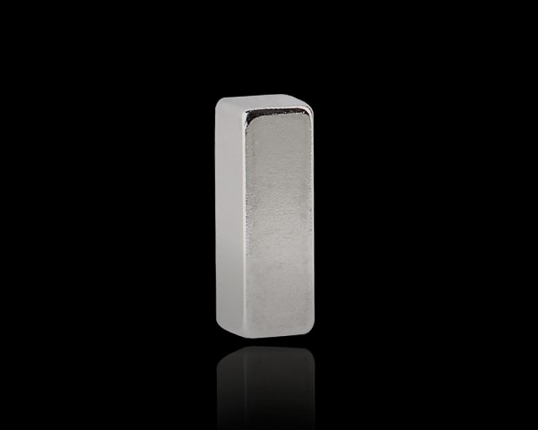 pop.up 3er Set Magnet "Mary II" Metallic 6x18x6mm eckig stark Supermagnet