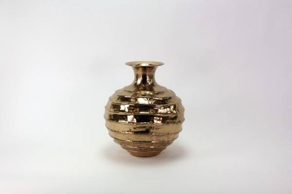 Vase "Rules" Aluminium, rose gold, H 40cm