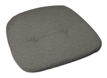 Monoblocksitz Polsterauflage Sesselauflage Stuhlauflage "Euginia Grau" 45x45x5cm