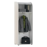 Jalousienenschrank, Garderobe "Morena" - in weiß, 72x190x39cm Jalousienenschrank, Garderobe "Morena" - in weiß, 72x190x39cm