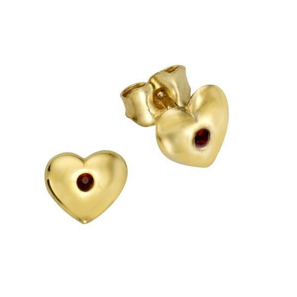 ZEEme For Kids - Ohrstecker Kristall rot