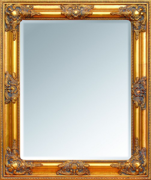 Wandspiegel Antiker Look "Léa" Gold 62x52x7 cm