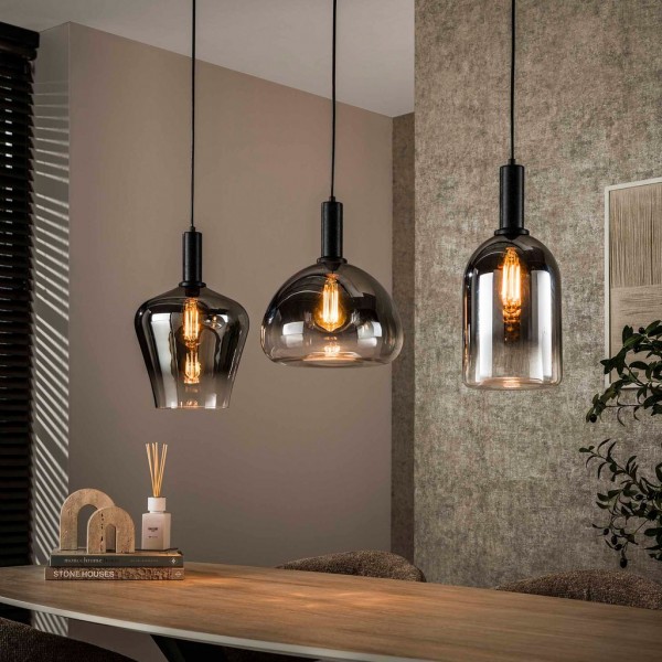 Pendelleuchte „Aurea“ 3-Fach, Arctic Schwarz – modernes Design für Wohnzimmer und Essbereich