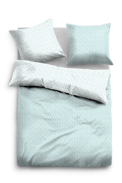 Tom Tailor Satin Bettwäsche "Levina", mint, Baumwolle, Wendebettwäsche