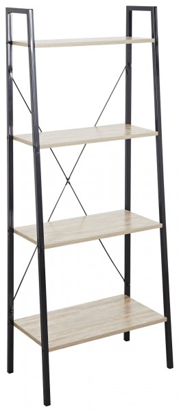 Regal "Lasse II" Sonoma Eiche Holznachbildung 60x33x150m Aufbewahrung