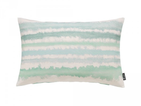 Emotion Textiles Kissenbezug Aquarell Streifen pastell mint 60 X 40 cm