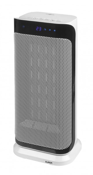 Heizlüfter "Milo" Elektrische Heizung grau-weiß 16,2x20,5x44,5cm Heizstrahler Heizung