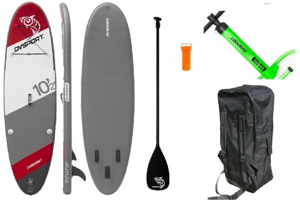 Stand-Up-Paddle "Adventure Sport No.7" rot 310x86x12,7cm SUP Paddling