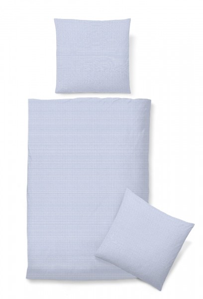 Biberna Sleep & Protect Seersucker Bettwäsche 135x200cm + 80x80cm