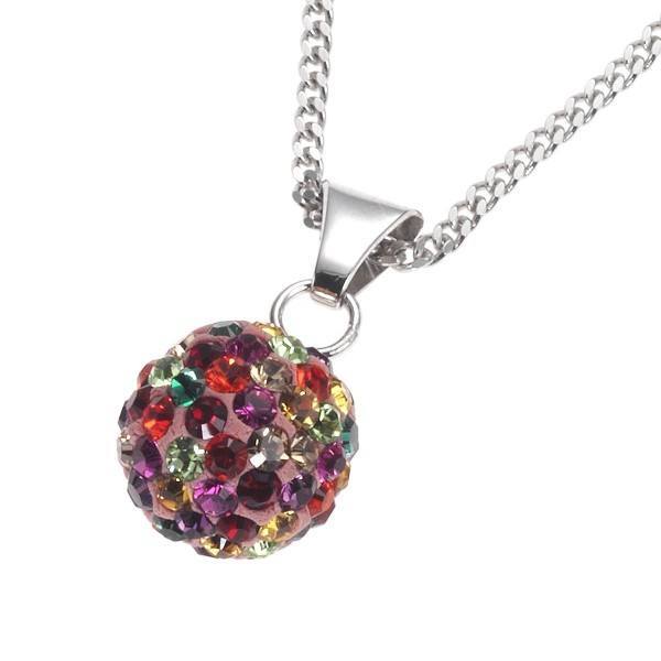 Crystelle - Collier 42cm Panzer, Swarovski multi