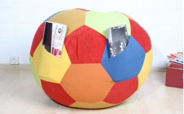 Kinzler Sitzsack "Zambo" rund Indoor Ø 70cm hochwertiges Material Sitzball
