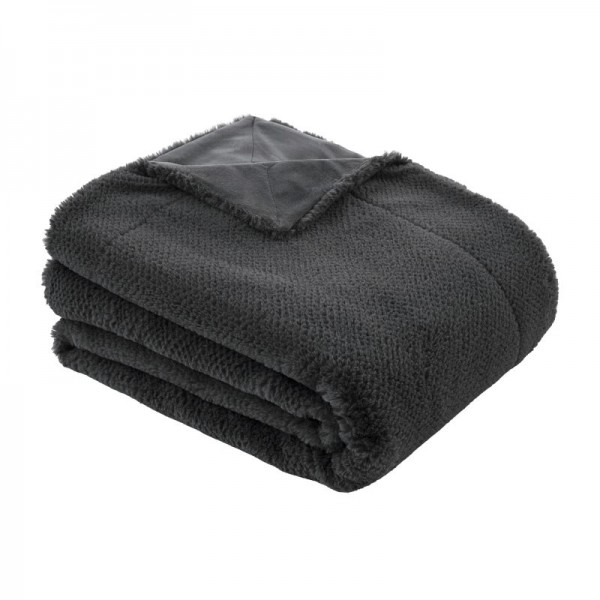 bugatti Felldecke Grau – Luxuriöses Kunstfell für gemütliche Stunden