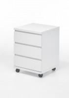 matt weiss, Rollcontainer "Vogar", verschiedene Designs, 42x57x42 cm matt weiss, Rollcontainer "Vogar", verschiedene Designs, 42x57x42 cm