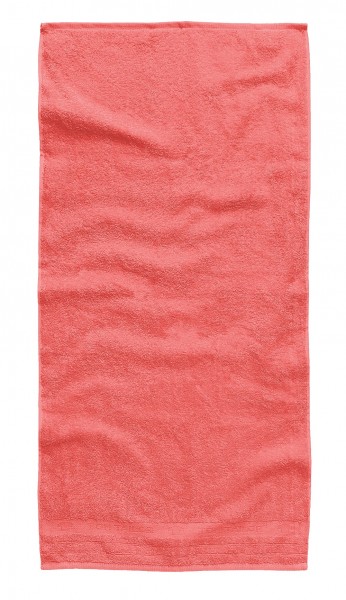 Tom Tailor Handtuch 2er-Set "Daisy", 50 x 100 cm, flamingo, Badezimmerhandtuch, Badezimmer