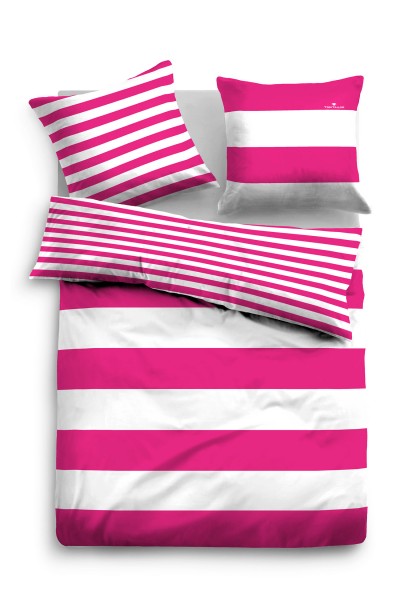 Tom Tailor Linon-Bettwäsche "Vera", pink