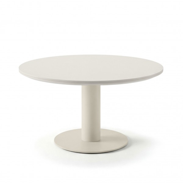 Outdoor Esstisch „Porto“ Sand runder Tisch 150x150cm