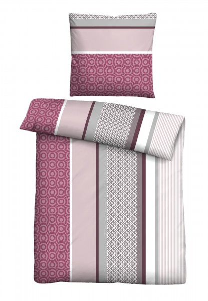 Biberna Thermo Fleece Bettwäsche 135x200cm + 80x80cm