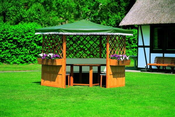 Sitzauflagen für Pavillon "Milena", beige, 120 x 30 cm, Auflagen, Pavillonsitzauflagen, Garten