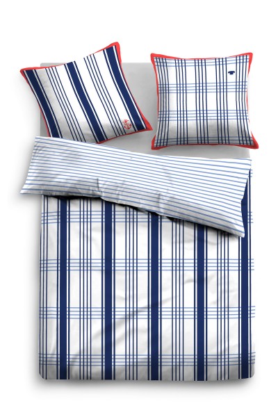 Tom Tailor Linon-Bettwäsche "Susi", indigo