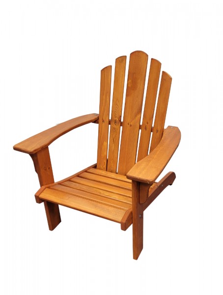 Sonnenstuhl "Ersan" Kiefernholz massiv honigbraun 88x76x92cm Deckchair Relaxstuhl