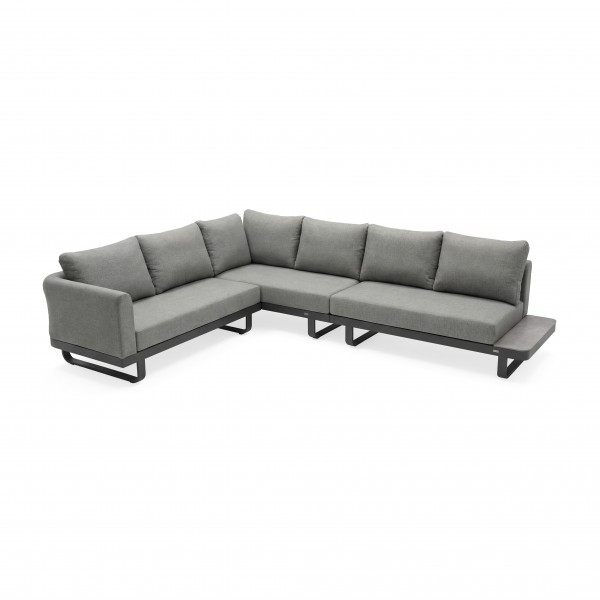 Fellow Lounge-Set 320 cm – Aluminium Anthrazit, Quick Dry Foam, wetterfest