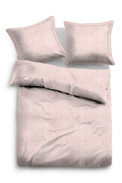 Tom Tailor Linon-Bettwäsche "Pia", rose, Bettwäsche, Bettbezug