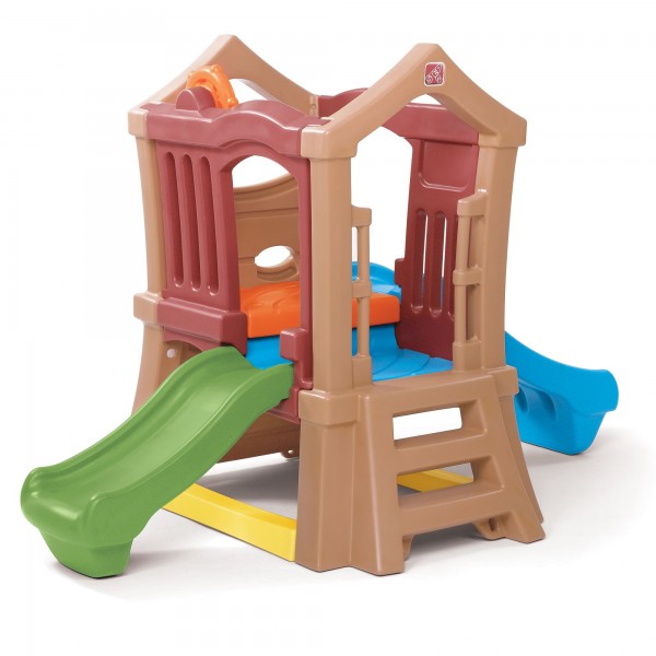 Kinderspielhaus "Tessa" aus Kunststoff bunt 248,9x129,5x152,4cm Spielecenter